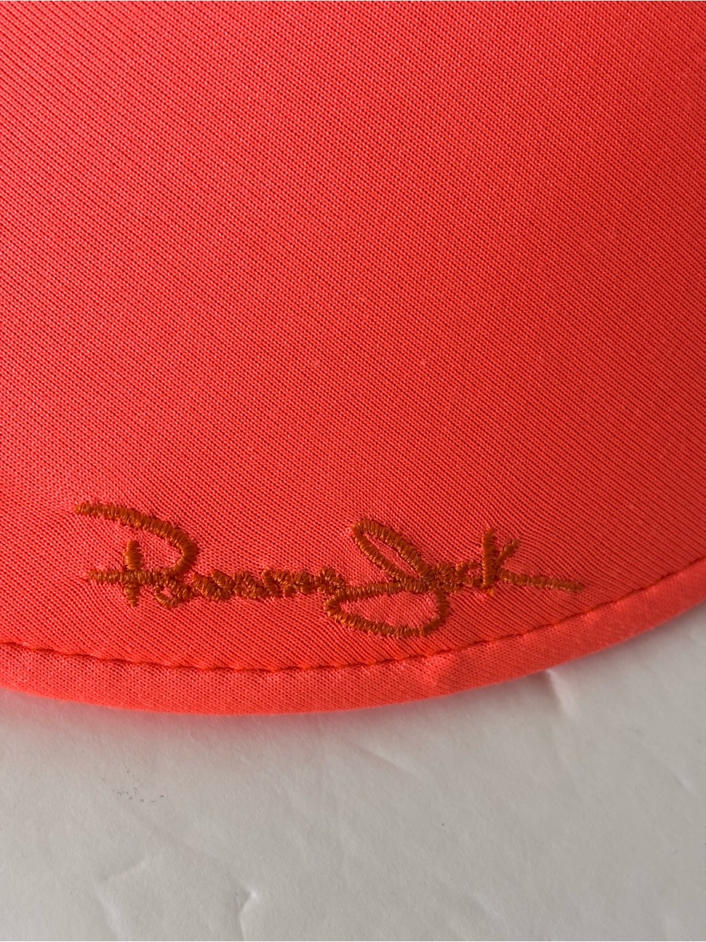 Panama Jack Orange, Solid Visor Women’s Visor Hat ONE Size Logo Bow - Picture 3 of 5